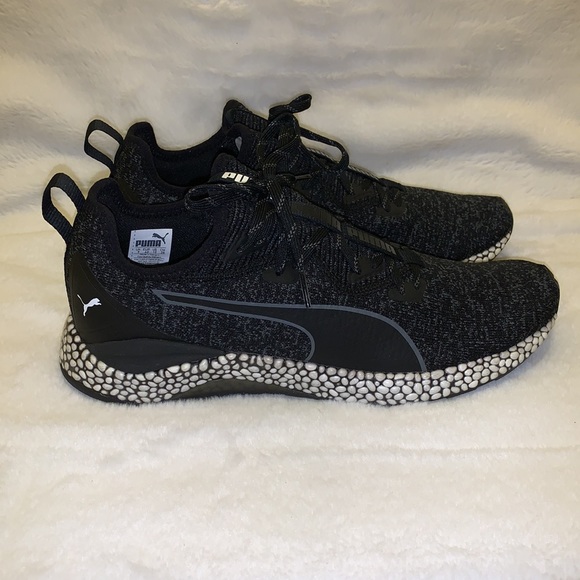Puma Men’s Hybrid Runner Shoes size 10 Preowned W/Box Black-Iron Gate - Picture 3 of 7